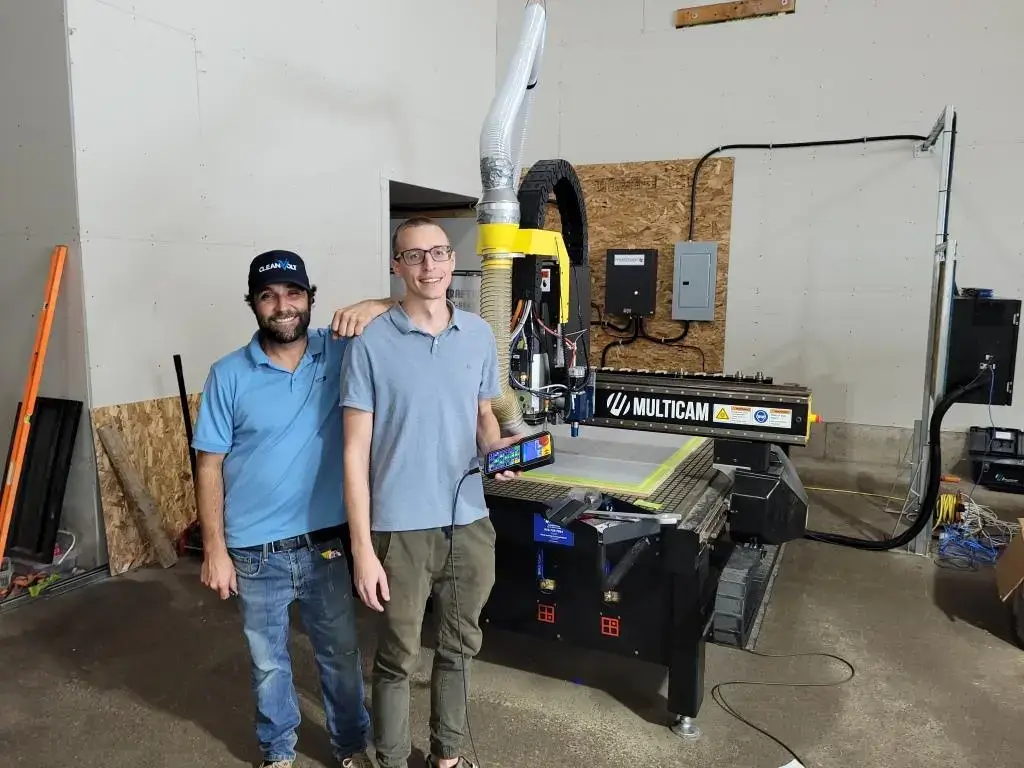 Installation of Apex 1R cnc machine in East Coast Sport & Marine company